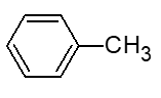 Toluene có công thức cấu tạo dưới đây được sử dụng rộng rãi làm dung môi trong sơn, sơn mài (ảnh 1)