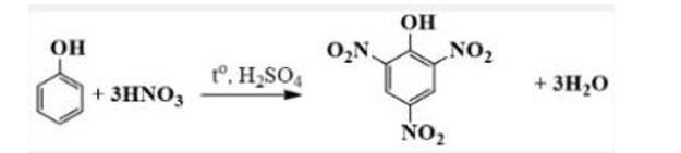 Để tổng hợp picric acid, người ta cho 7,5kg phenol phản ứng với hỗn hợp (ảnh 1)
