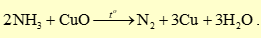 Phản ứng nào sau đây NH3 vai trò là chất khử? (ảnh 1)
