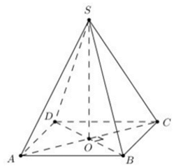 Cho hình chóp S.ABCD có đáy ABCD là hình thoi tâm O, SA = SC, SB = SD. Trong các khẳng định sau khẳng định nào đúng? (ảnh 1)