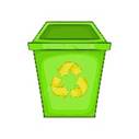 Hình ảnh Biểu Tượng Thùng Rác Sinh Thái Phong Cách Hoạt Hình PNG , Biểu Tượng Phong Cách, Biểu Tượng Hoạt Hình, Biểu Tượng PNG và Vector với nền trong suốt để