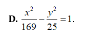 Trong các phươpng trình sau, phương trình nào là phương trình chính tắc của Elip                (ảnh 4)