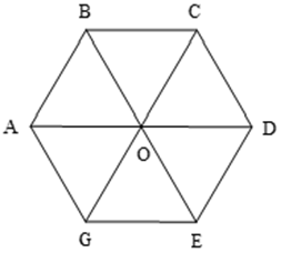 a) Quan sát hình bên. Em hãy mô tả về đỉnh, cạnh, góc và đường chéo của hình lục giác đều.  b) Dùng thước thẳng và compa, vẽ tam giác đều ABC có cạnh AB bằng 4 cm (ảnh 1)