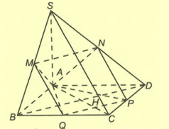 So sánh thể tích của khối chóp S.ABC và thể tích của khối chóp S.ACD. (ảnh 2)