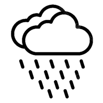 Hình ảnh Mưa Vector Thiết Kế Biểu Tượng Minh Họa PNG , Cơn Mưa, Mưa, Nhiều Mưa PNG và Vector với nền trong suốt để tải xuống miễn phí