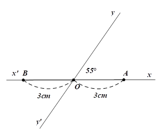 Vẽ g&oacute;c xOy c&oacute; số đo bằng 55 độ . Sau đ&oacute; vẽ tia Ox' l&agrave; tia đối của tia Ox, vẽ tia Oy' l&agrave; tia đối của tia Oy. a) Kể t&ecirc;n tất cả bốn g&oacute;c c&oacute; đỉnh O (kh&ocirc;ng kể g&oacute;c bẹt). Trong c&aacute;c g&oacute;c đ&oacute; g&oacute;c n&agrave;o l&agrave; g&oacute;c nhọn, g&oacute;c n&agrave;o l&agrave; g&oacute;c t&ugrave;? (ảnh 2)