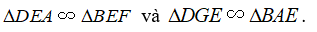 Cho hình bình hành ABCD, điểm F trên cạnh BC (ảnh 1)