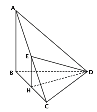 Cho tứ diện ABCD c&oacute; cạnh b&ecirc;n AB vu&ocirc;ng g&oacute;c với mặt phẳng đ&aacute;y.&nbsp; (ảnh 1)