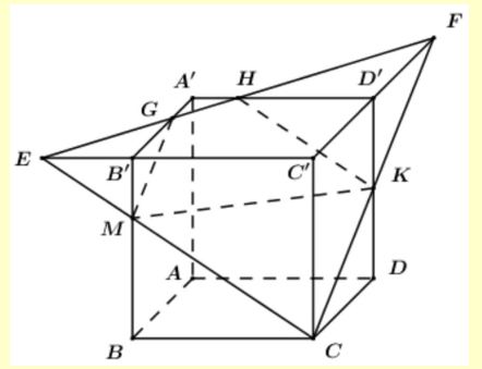 Tính độ dài A'G theo a. (ảnh 2)