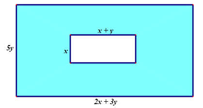 Một mảnh vườn hình chữ nhật ở bên trong vườn người ta đào 1 cái ao cũng là hình chữ nhật (ảnh 1)
