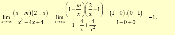 Đồ thị hàm số có đúng một đường đường tiệm cận ngang là đường thẳng (ảnh 1)