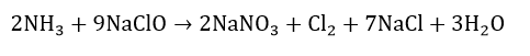 Việc sản xuất một loại nhựa nhất định đòi hỏi phải có hỗn hợp thuốc tẩy và ammonia. Tuy nhiên, sự có mặt của chlorine khí rất không mong muốn. Dựa vào kết quả của thí nghiệm 1,2 và 3 , (ảnh 1)