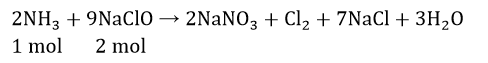 Việc sản xuất một loại nhựa nhất định đòi hỏi phải có hỗn hợp thuốc tẩy và ammonia. Tuy nhiên, sự có mặt của chlorine khí rất không mong muốn. Dựa vào kết quả của thí nghiệm 1,2 và 3 , (ảnh 2)