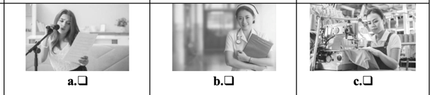 Listen and tick. (ảnh 1)