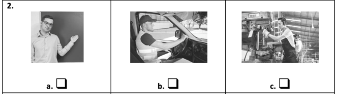 1. Listen and tick. (ảnh 1)