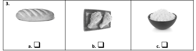 1. Listen and tick. (ảnh 1)