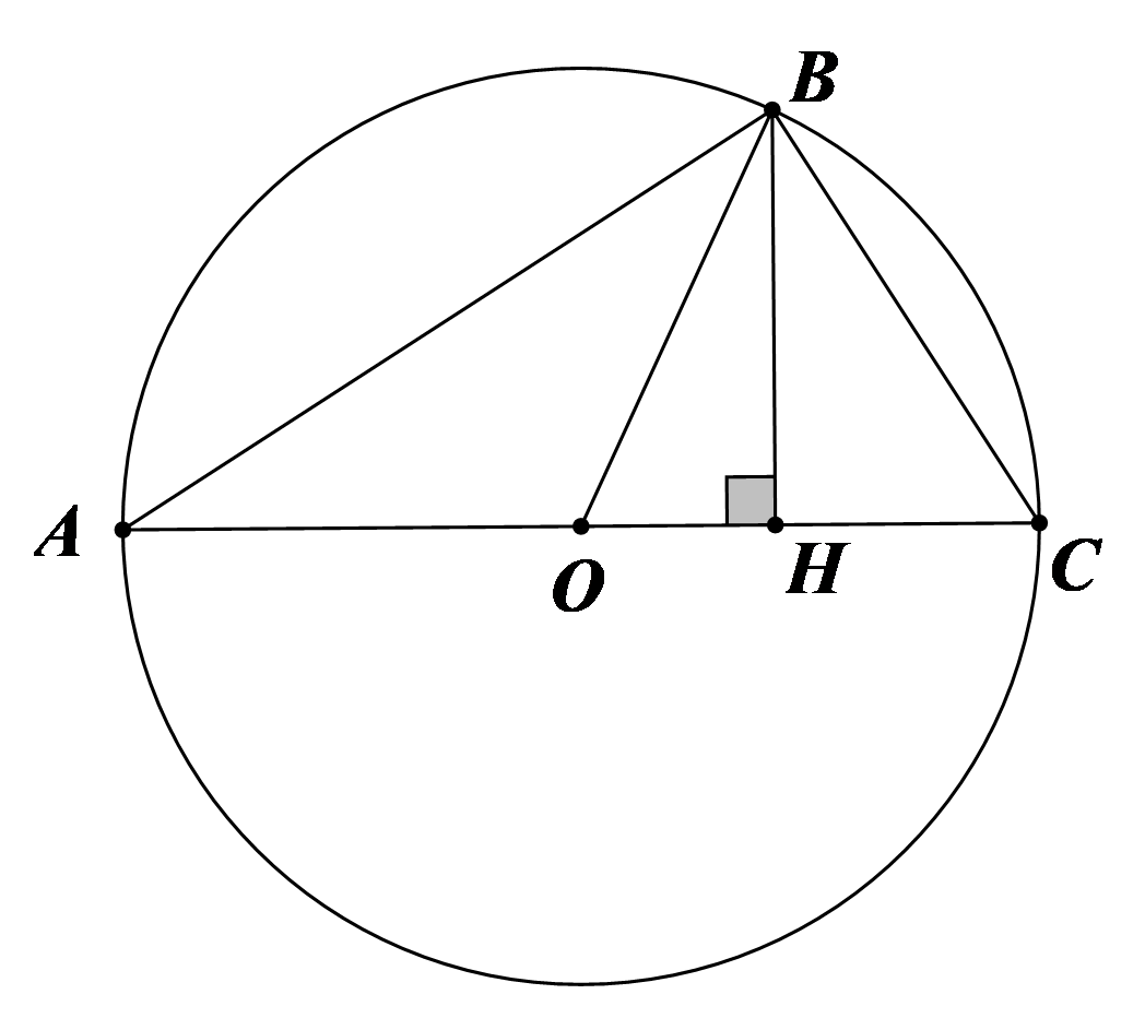 \( \Rightarrow M{H^2} = HA \cdot HB\) (đpcm). (ảnh 1)