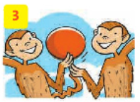 b.	__________playing with a ball (ảnh 1)