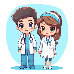 They help sick people. (ảnh 1)