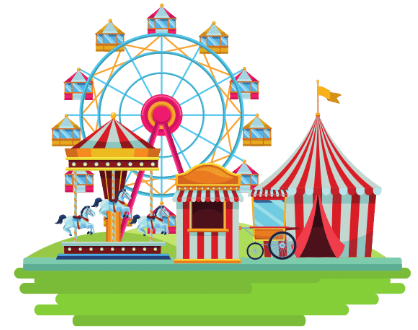 - Where was Gretchen last week? - She was at the amusement park. 		True		False (ảnh 1)