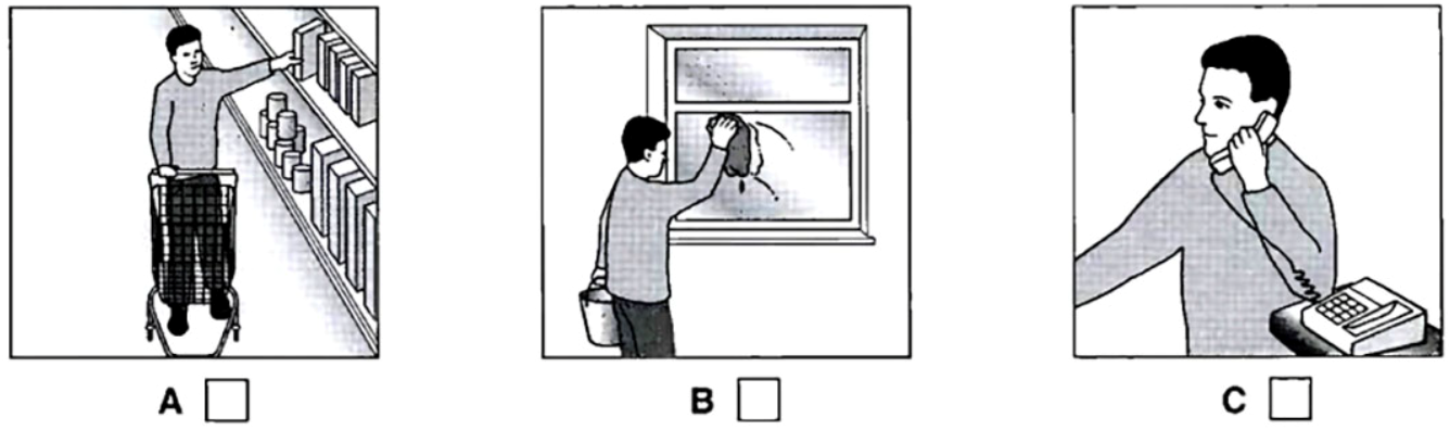 What did Simon do this morning?  (ảnh 1)