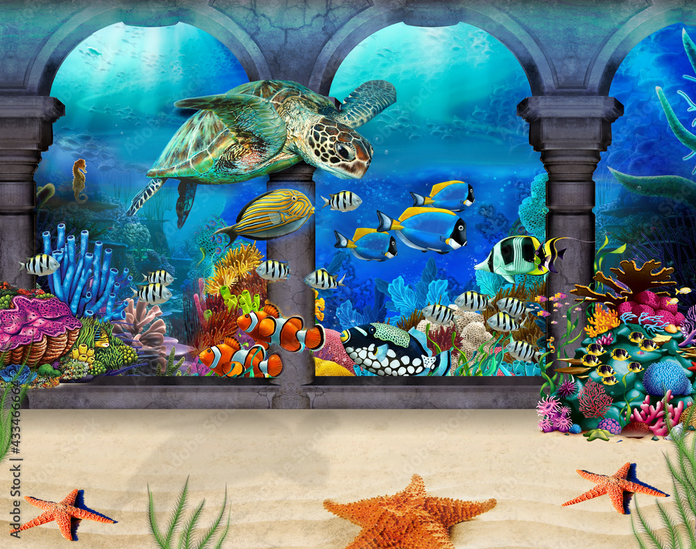 We often go to the ____________ to watch the fish. (ảnh 1)