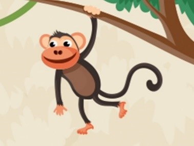 f.	m_ _ _ _ _ monkey (n): con khỉ (ảnh 1)