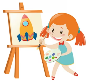 You can paint and draw on this subject.	 (ảnh 3)