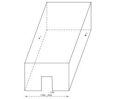 Hai con thằn lằn A và B đang bám ở hai bức tường đối diện của một căn phòng dạng hình hộp chữ nhật với chiều rộng, chiều dài, chiều cao lần lượt là 8m, 12m, 5m (ảnh 1)