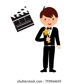 a __ __ __ __ actor: diễn viên (ảnh 1)