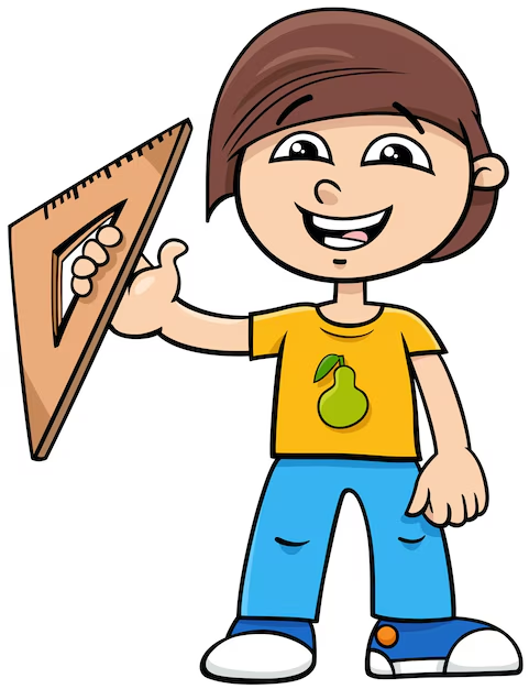 A. Mike has a big set square.  B. Mike has a big glue stick.  C. Mike has a big pencil sharpener.  (ảnh 1)