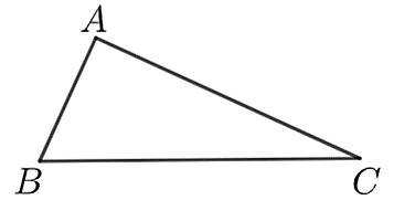 Cho tam gi&aacute;c \[ABC\] c&oacute; \[\frac{{\widehat A}}{{18}} = \frac{{\widehat C}}{5} = \frac{{\widehat B}}{{13}}\] v&agrave; \[AB = 7\,\,{\rm{cm}}\]. Hỏi độ d&agrave;i cạnh \[AC\] bằng bao nhi&ecirc;u cm? (Kết quả l&agrave;m tr&ograve;n đến h&agrave;ng đơn vị). (ảnh 1)