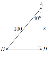 V&igrave; \[\Delta ABC\]vu&ocirc;ng tại \(A,\,\,\,b = 10\;{\rm{ (ảnh 1)