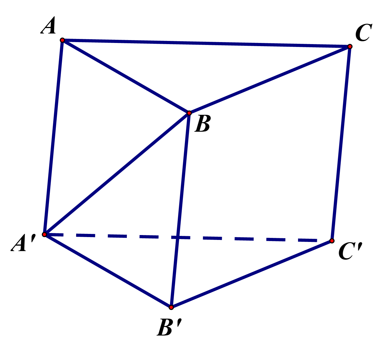 Ta c&oacute; \(AA' = \sqrt {A'{B^2} (ảnh 1)