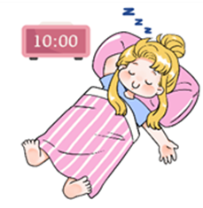 What time does she go to bed? → ________________________________. (ảnh 1)