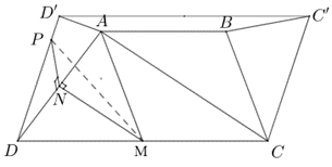 Gọi toạ độ điểm \[C'\left( {m;n;p (ảnh 2)