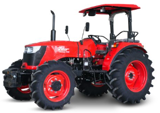 Một m&aacute;y k&eacute;o n&ocirc;ng nghiệp c&oacute; đuờng k&iacute;nh b&aacute;nh xe sau l&agrave; \(124{\rm{\;m}}\) v&agrave; đuờng k&iacute;nh b&aacute;nh xe trước l&agrave; \(80{\rm{\;cm}}\). Hỏi khi b&aacute;nh xe sau lăn được 20 v&ograve;ng th&igrave; b&aacute;nh xe trước lăn được bao nhi&ecirc;u v&ograve;ng? (ảnh 1)