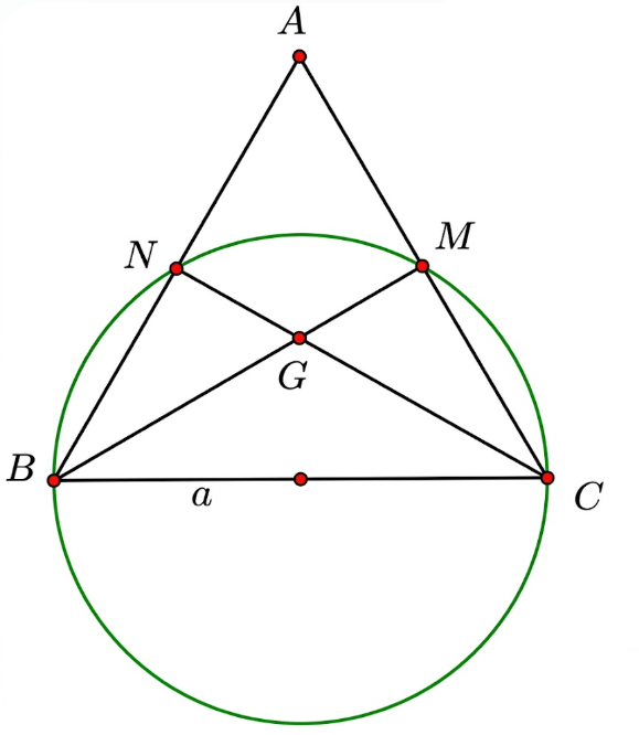 a) Đ&uacute;ng.  Tam gi&aacute;c \[ABC\] c&acirc;n tại \[A\] c&oacute; \[AH (ảnh 1)