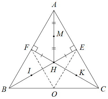 d) Đ&uacute;ng.  Để \[M\] thuộc đường tr&ograve;n \[\left( {H;\,\,HE} (ảnh 1)