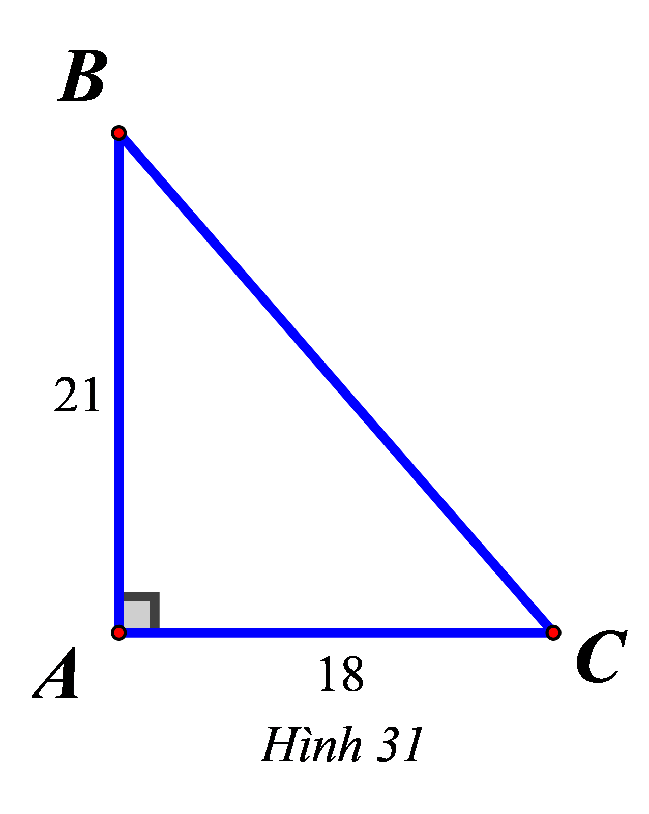 Giải tam giác ABC vuông tại A, biết rằng: (ảnh 4)