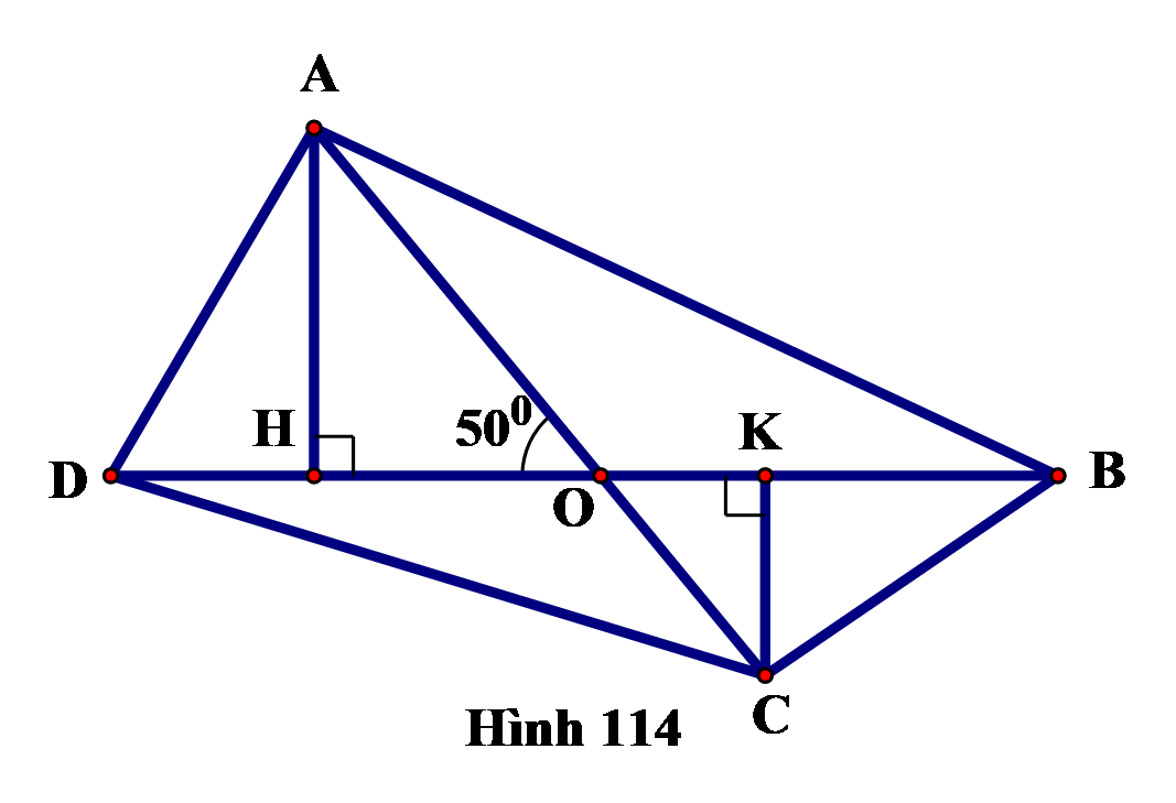 Kẻ đường cao \(AH\). Ta có \(BC = BH - CH = A (ảnh 1)