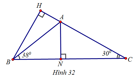Cho tam giác \(ABC,\) trong đó \(BC = 11\,cm,\,\,\widehat { (ảnh 1)