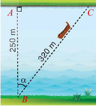 Chọn C V&igrave; tam gi&aacute;c \[ABH\] vu&ocirc;ng tại \[H\] n&ecirc;n \[AH = BH.\tan B = 10,4.\tan 35^\circ .\] (ảnh 1)