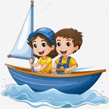 e. They ____ going on a boat. (ảnh 1)