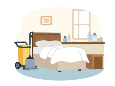 - Was the bedroom messy yesterday? - No, it wasn’t. The bedroom was neat yesterday. (ảnh 3)