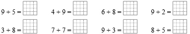 Tính nhẩm. 9 + 5 = ... (ảnh 1)