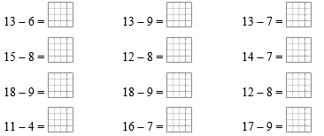 Tính nhẩm:  13 – 6 =  ... (ảnh 1)