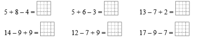 Tính: 5 + 8 – 4 = .... (ảnh 1)