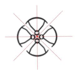 Trong các hình sau, có bao nhiêu hình vừa có trục đối xứng, vừa có tâm đối xứng? (ảnh 2)