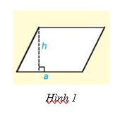 Cho Hình 1, công thức tính diện tích của hình bình hành là (ảnh 1)